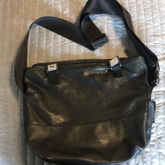 Y3 Bags Y3 Unisex Leather Crossbody Bag Poshmark